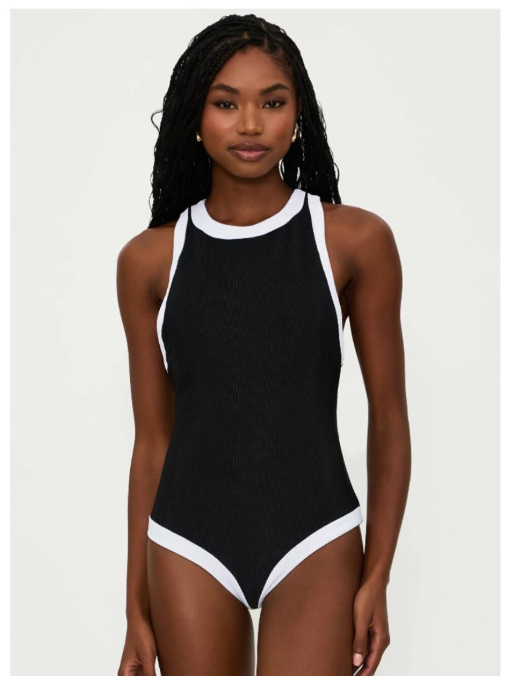 NWT Beach Riot Black and White Steph One Piece Swimsuit size XS